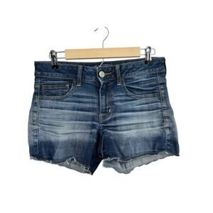 American Eagle Shortie Denim Jean Shorts Size 6